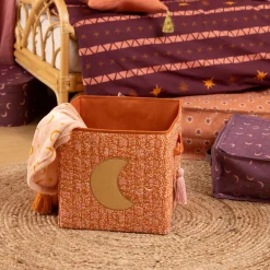 Caja de almacenaje BELLA naranja 29x29cm