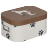 Caja de almacenaje cartón de perros