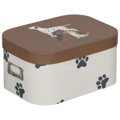 Caja de almacenaje cartón de perros