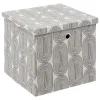 Caja de almacenaje con estampado 31x31cm