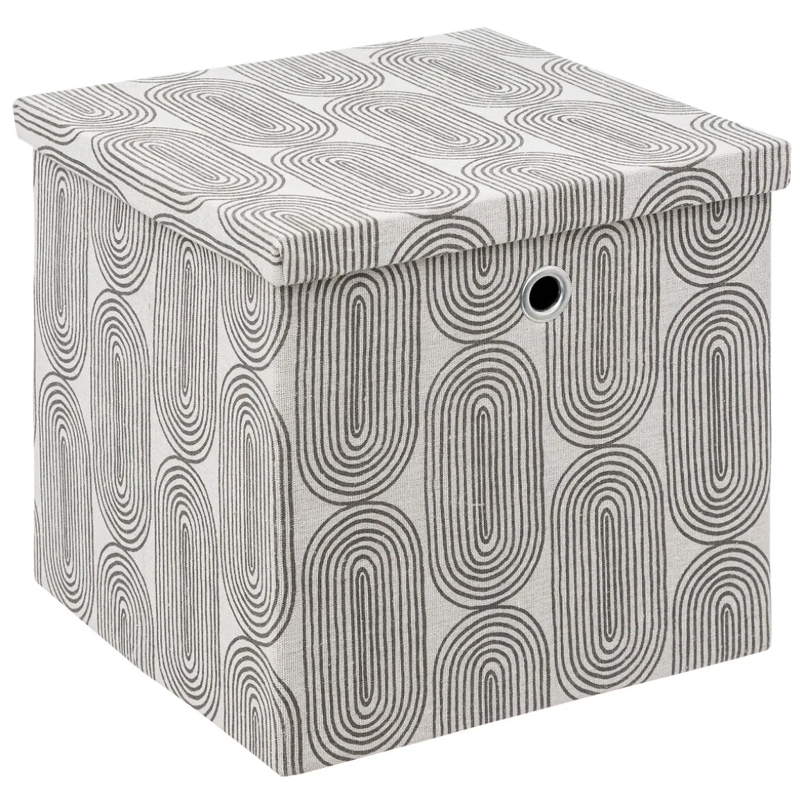 Caja de almacenaje con estampado 31x31cm