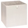 Caja de almacenaje estampado ARCHER beige 31x31cm