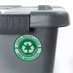 Caja de almacenaje EUROPA gris 40l