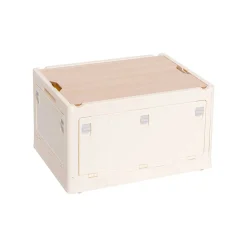 Caja De Almacenaje Plegable Con Tapa MDF