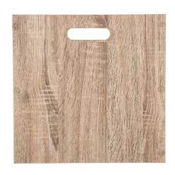 Caja de almacenaje roble natural 31x31Cm