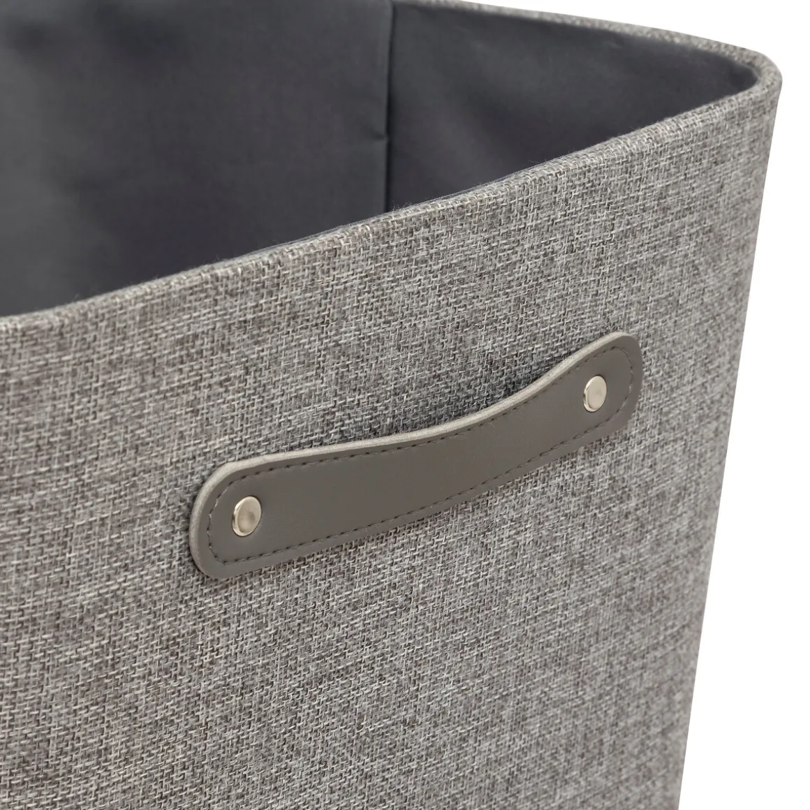 Caja de almacenaje ROUNDY gris 31x31cm