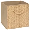 Caja de almacenaje STEMY beige 31x31cm