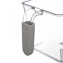 Caja de almacenamiento transparente con asas