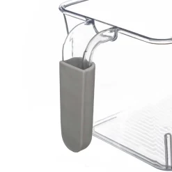 Caja de almacenamiento transparente con asas