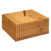 Caja De Bambú Para Algodones