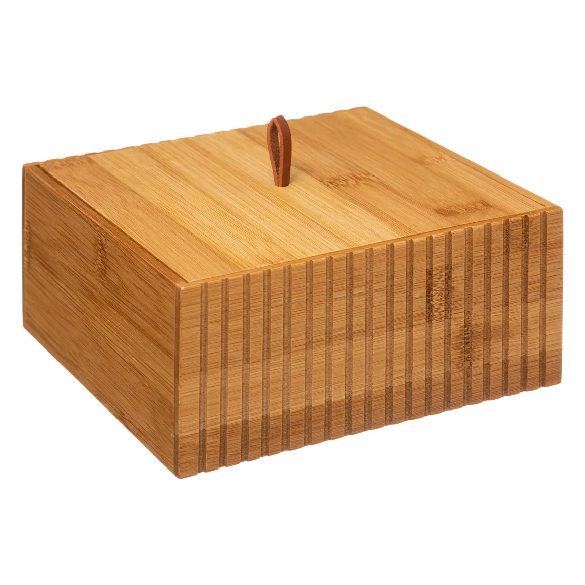 Caja De Bambú Para Algodones