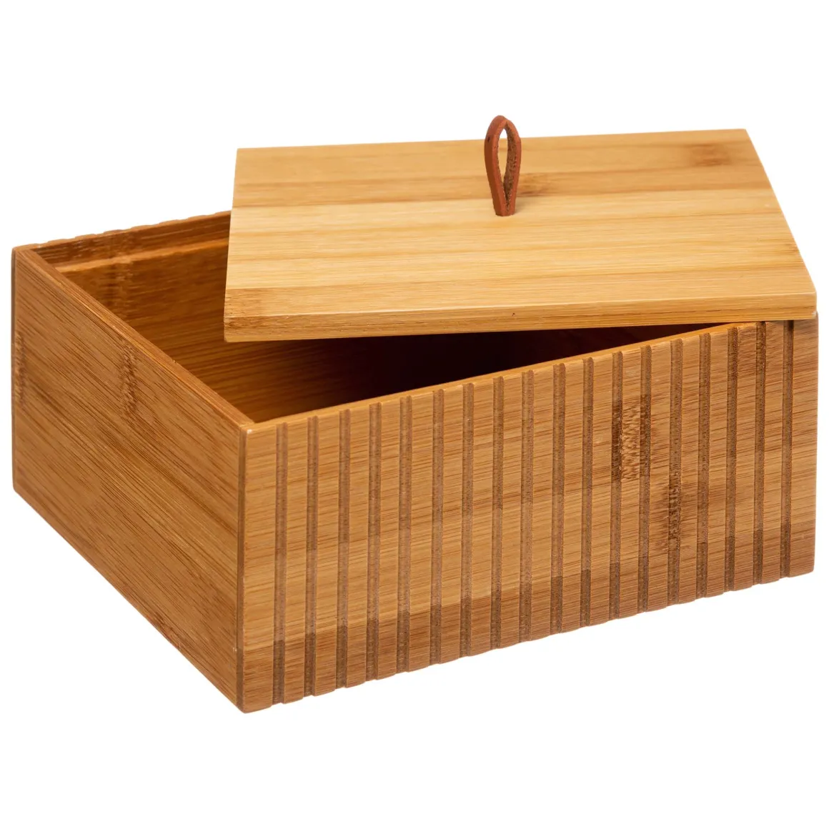 Caja De Bambú Para Algodones