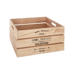 Caja De Madera Factory Natural