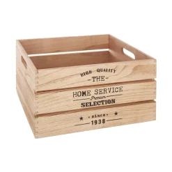 Caja De Madera Factory 34x24x18Cm