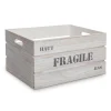 Caja De Madera Fragile 37x27x20Cm