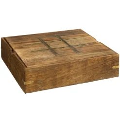 Caja de madera mango con multi juegos