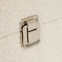 Caja decorativa CARLIE blanca 26x34x54cm