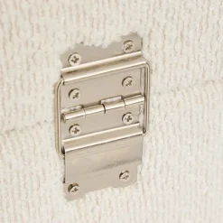 Caja decorativa CARLIE blanca 18x24x42cm