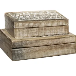 Caja Decorativa Tamaño 1/2 21x13x6Cm