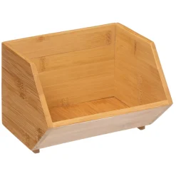 Caja Organizadora Bambú 17.5x15.5x12.5Cm