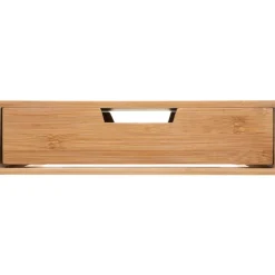 Caja para cápsulas de café con cajón de bambú