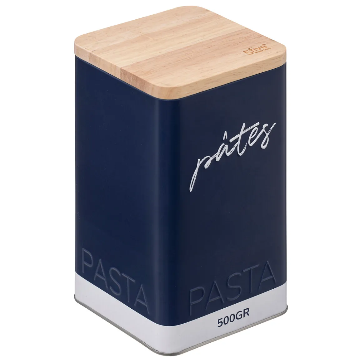 Caja Para Pasta Metálica Azul