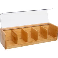 Caja Para Té C/5 Compartimentos