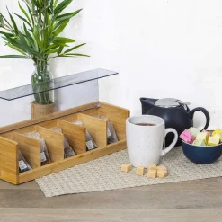 Caja Para Té C/5 Compartimentos