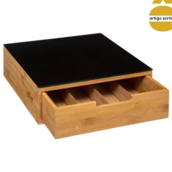 Caja P/Cápsulas Café De Bambú 30x30x10