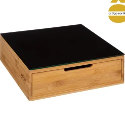 Caja P/Cápsulas Café De Bambú 30x30x10