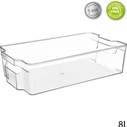 Caja Plast. Almacenamiento 8L 9.5x22x37