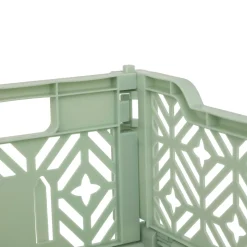 Caja plegable verde 30x20x11cm