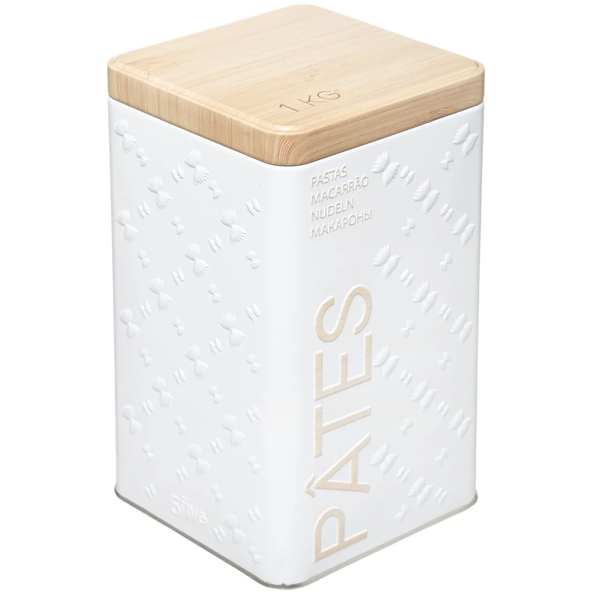 Caja P/Pasta Scandi Metálica 10x10x18Cm