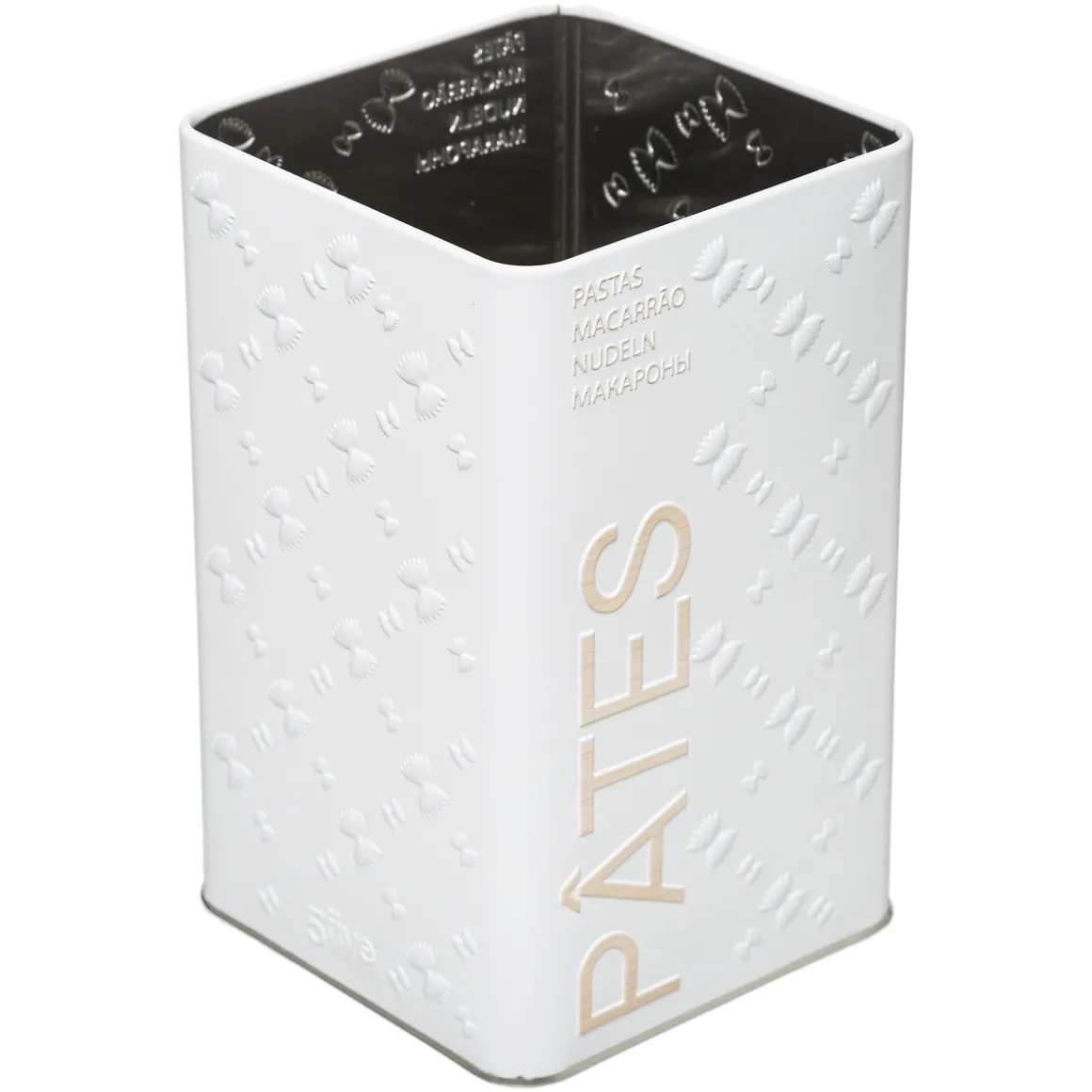 Caja P/Pasta Scandi Metálica 10x10x18Cm