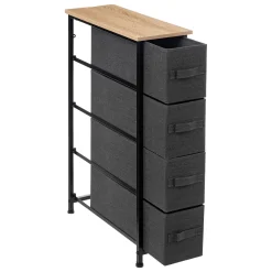 Cajonera TISSA gris oscuro 75cm