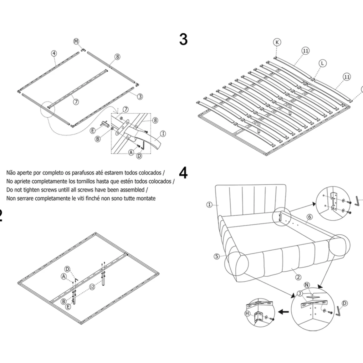 Cama ELI beige 160x200cm