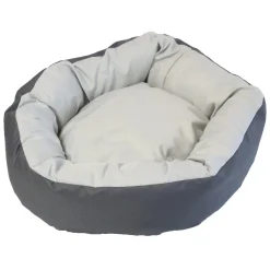 Cama Mascotas Redonda Gris Talla L 75x75