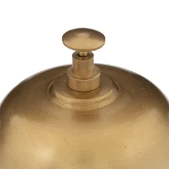 Campana decorativa dorada