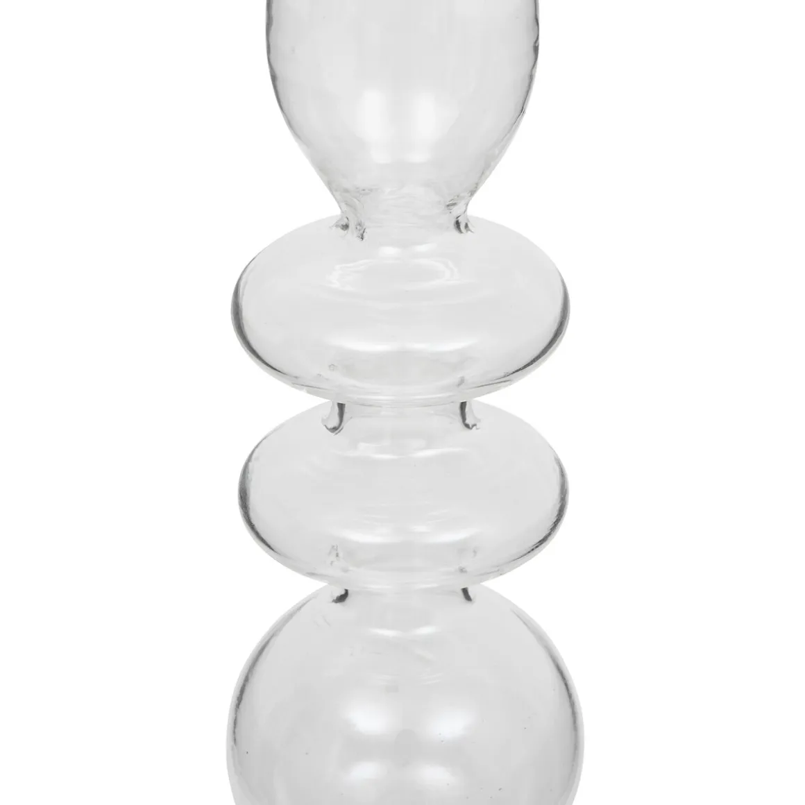 Candelabro Bulles Transparente 22cm