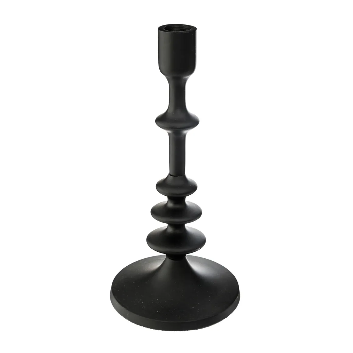 Candelabro De Metal Negro Feel 25.5Cm