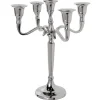 Candelabro De Metal Para 5 Velas 27Cm