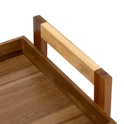 Carr de cocina de madera de acacia con 3 niveles