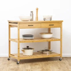 Carrito Auxiliar Cocina 108x60x90Cm