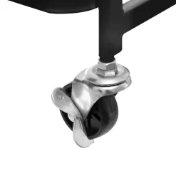 Carrito Auxiliar Metálico Negro