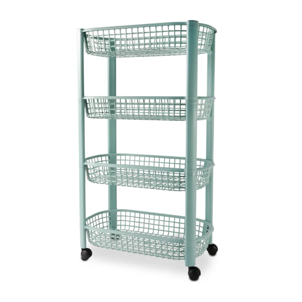 Carrito con 4 cestas