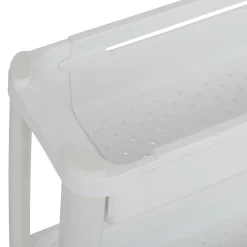 Carrito De Cocina Blanco Extensible Con 4 Cestos