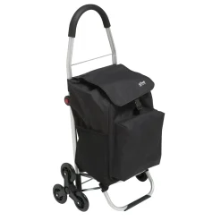 Carro De La Compra Plegable Negro