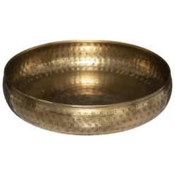 Centro de mesa OASIS dorado martillado 30.5cm