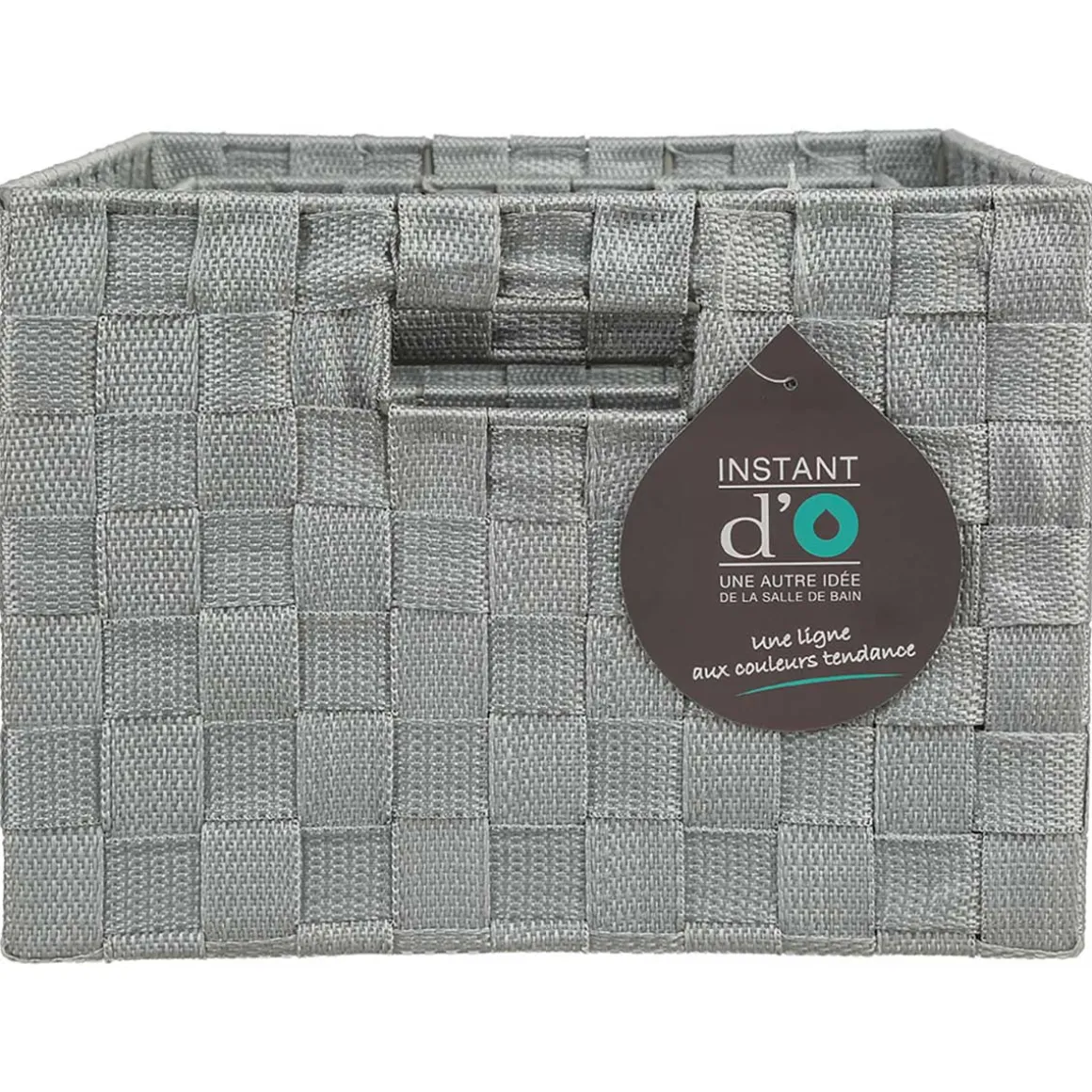 Cesta Almacenaje Color Gris