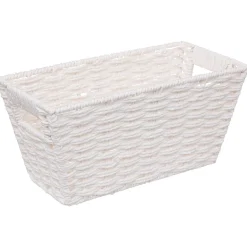 Cesta Blanca P/Almacenaje 15x15x31Cm